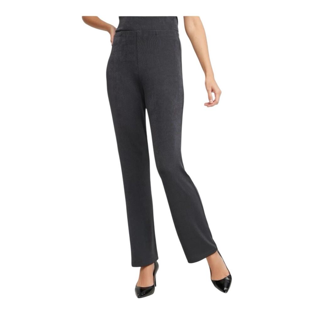 CHICO'S Travelers NWT $69 No Tummy Brown Pants Size 1R US 8 / 10 Medium